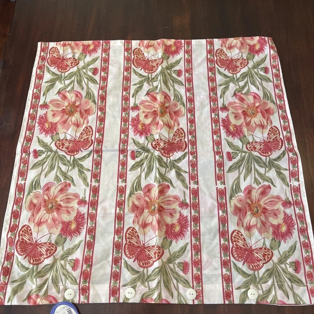 April Cornell QUEEN Size Quilt + 2 EURO Shams Pillow Cover Bedding Primavera New